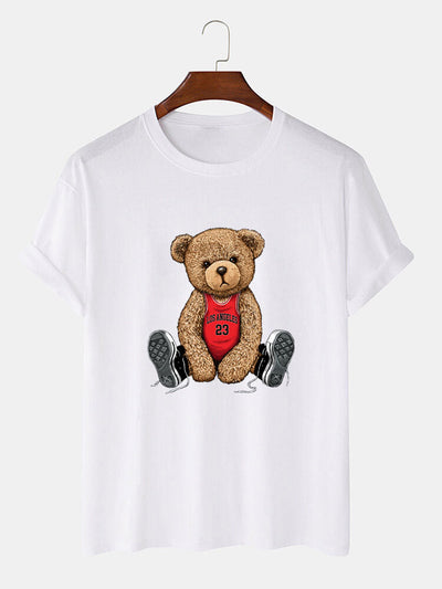 Los Angeles Bear Print T-Shirt