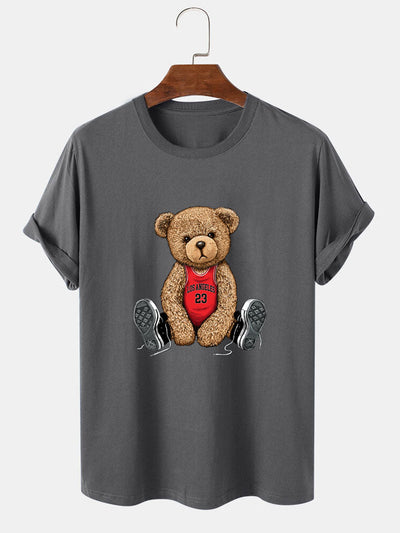 Los Angeles Bear Print T-Shirt