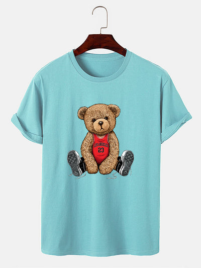 Los Angeles Bear Print T-Shirt