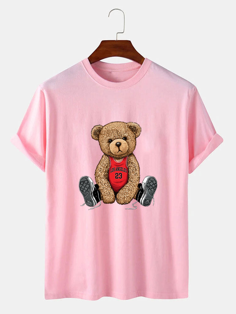 Los Angeles Bear Print T-Shirt