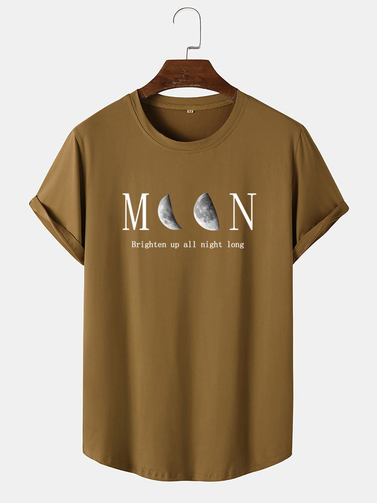 Moon Print T-Shirt