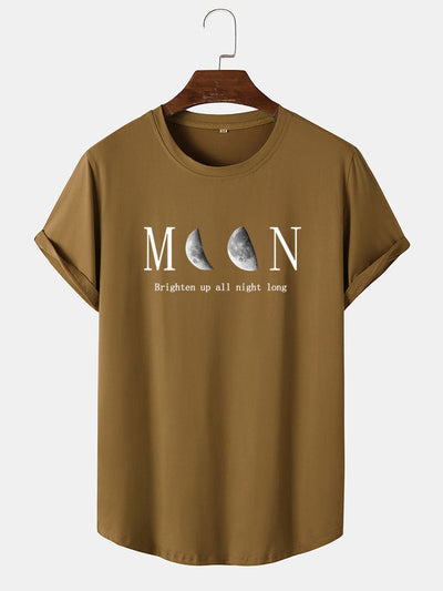 Moon Print T-Shirt
