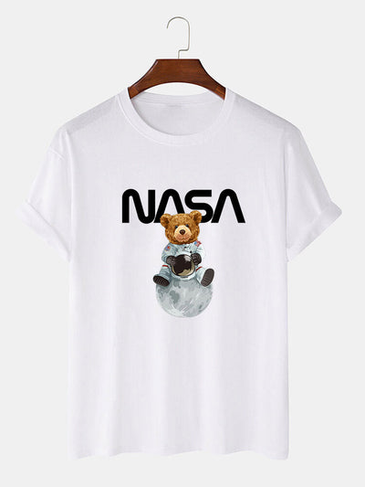 Nasa Bear Print T-Shirt