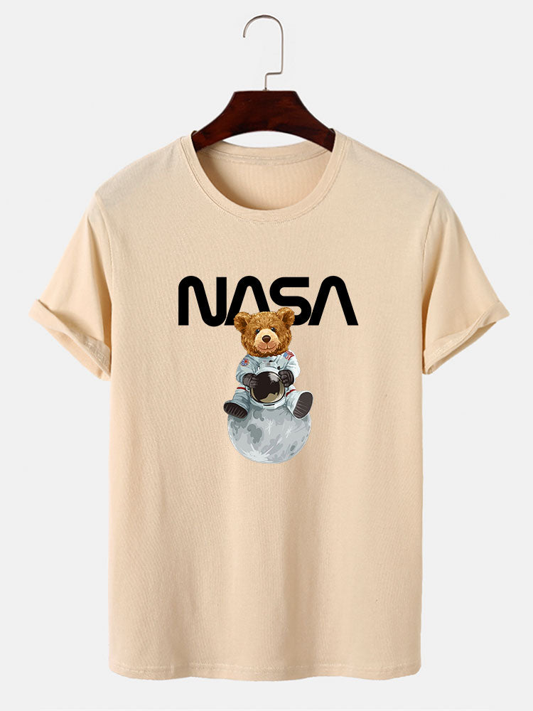 Nasa Bear Print T-Shirt