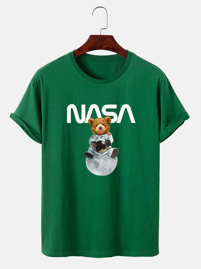 Nasa Bear Print T-Shirt