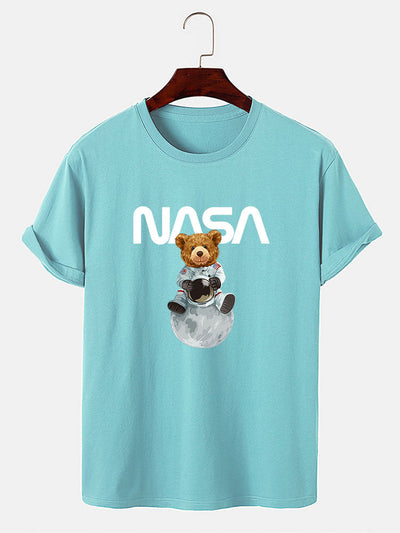 Nasa Bear Print T-Shirt