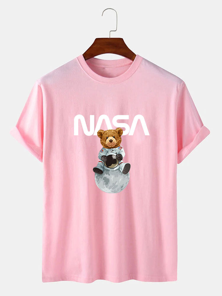 Nasa Bear Print T-Shirt