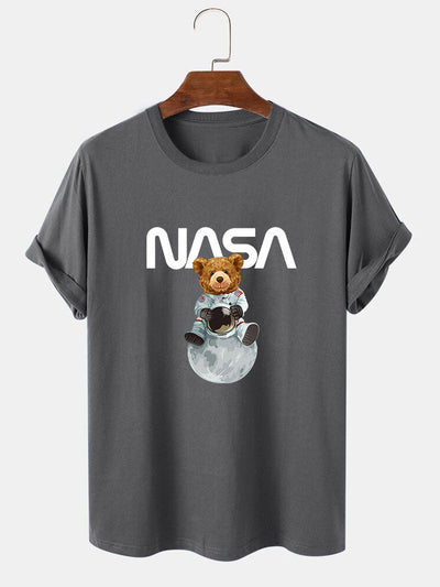 Nasa Bear Print T-Shirt