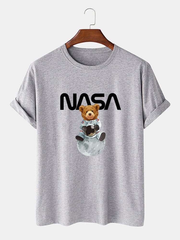 Nasa Bear Print T-Shirt