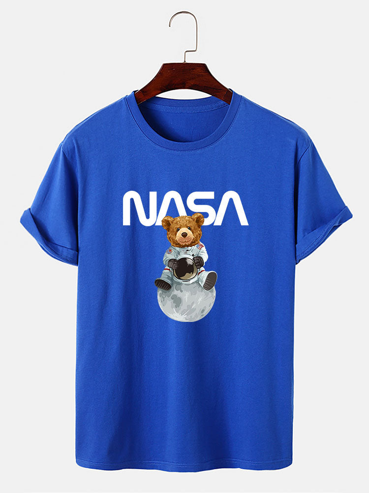 Nasa Bear Print T-Shirt